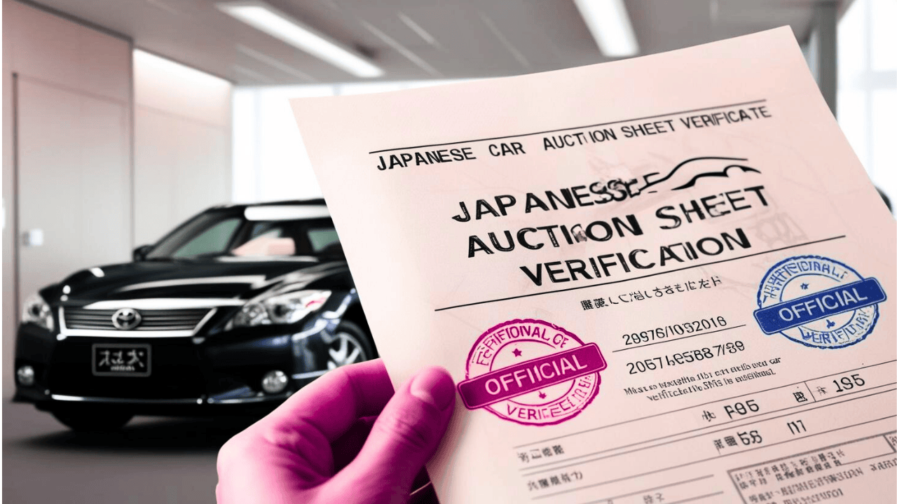 Japan Auction Sheet Verification